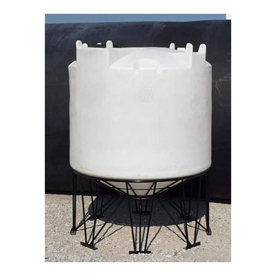 2000 Gallon 30&#176; Cone Bottom Vertical Dome Top Tank (Blem)