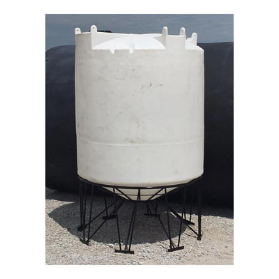 2500 Gallon 30&#176; Cone Bottom Vertical Dome Top Tank (Blem)