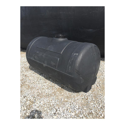 300 Gallon Black Plastic Horizontal Tank (Blem)