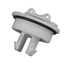 2in NPS Plug w/ Manual Vent, EPDM gasket