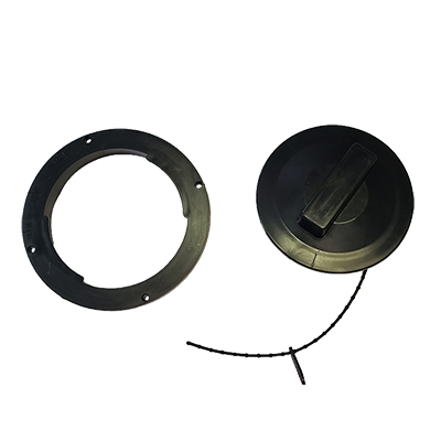 4in Lid/Ring w/ Tether