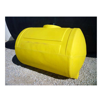 500 Gallon Yellow Plastic Horizontal Tank (Blem)