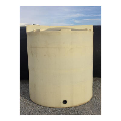 5500 Gallon Vertical Cone Top Tank w/ SS Outlet (Blem)