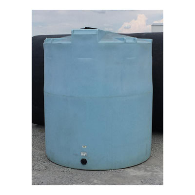 6300 Gallon Blue Vertical Cone Top Tank (Blem)