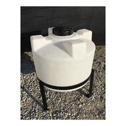 65 Gallon 30° Cone Bottom Vertical Dome Top Tank (Blem)