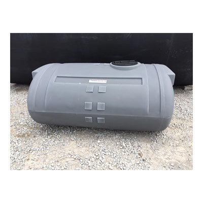 850 Gallon Gray Plastic Elliptical Tank (Blem)