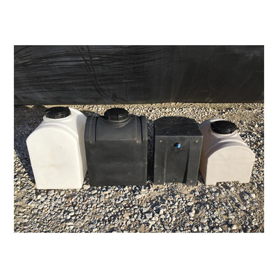 8 Gallon Gray Lawn and Garden Tank w/ Inserts (Blem)