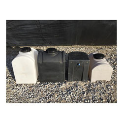 8 Gallon Gray Lawn and Garden Tank w/ Inserts (Blem)