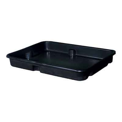 140 Gallon Black Plastic Containment Basin