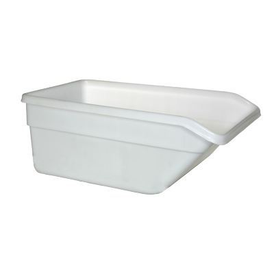 9 Cu Ft Natural Plastic Dump Tub