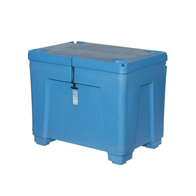 11 cu ft Insulated HDPE Bin w/ Hinged Lid & Legs (PB11HL)