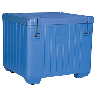 30 cu ft Insulated HDPE Polar Blue Bin w/ Removable Lid (PB30)