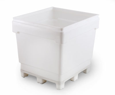 42" HT 37 cu ft 4-Way MonsterCombo Bin w/ Bolted Base (2942)