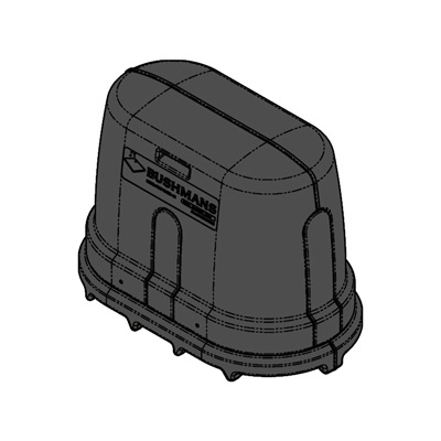 External Pump Cover, Black