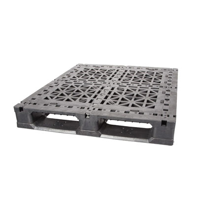 Greystone GS48406R1 Rackable 6-Runner Plastic Pallet w/ 1 FG Rod