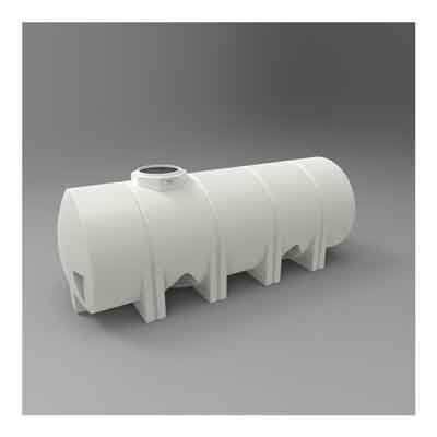 1025 Gallon White Plastic Horizontal Leg Tank