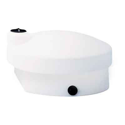 325 Gallon White Pickup Truck Plastic Tank