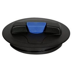 8" Lid w/ Blue Snap-in Vent