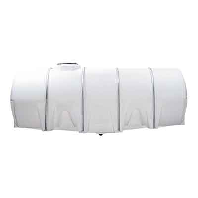 2610 Gallon White Plastic Drainable Leg Tank