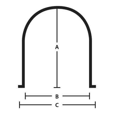 Short Steel Support Band for 2610 Gallon Drainable Leg Tank