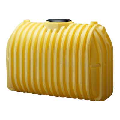 750 Gallon Yellow HD Single Compartment Septic Tank w/ Adapters,1 Manway