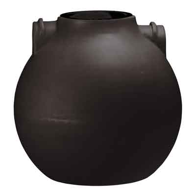 200 Gallon Black Below Ground Spherical Pump Tank