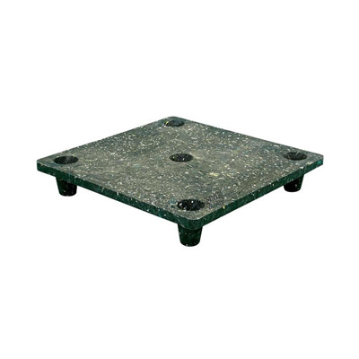 The Boar - 30" x 30" Nestable Multi-Use Pallet, Recycled Black Material