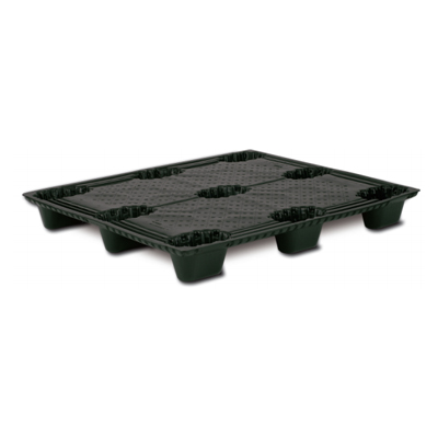 48" x 40" Lightweight Thermoformed Plastic Pallet, 4-Way, 14 lbs