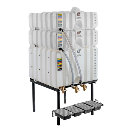 60/60/120 Gallon Cubetainer Gravity Feed System
