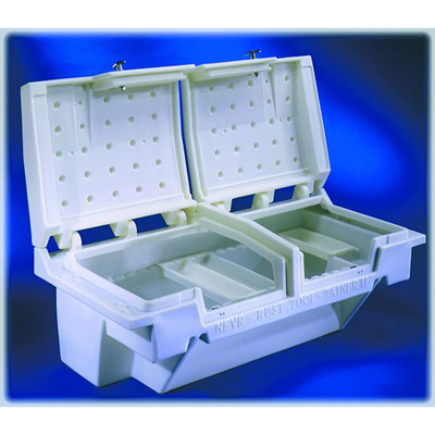 61in White Tool-tainer Nevrrust Plastic Truck Toolbox