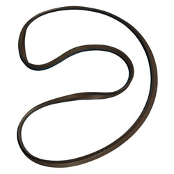 22" Drum Cover Gasket "V" Shape; 22" (W) x 1/4" (H)
