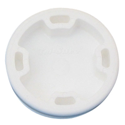 STANDARD; 2" (50.8mm) Polypropylene Plug with EPDM gasket; 2.5" (L) x 2.5" (W) x 1" (H)
