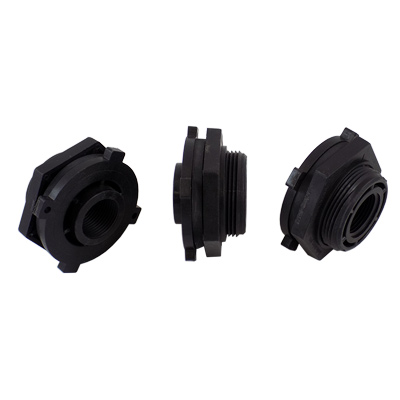 1" Polypropylene Bulkhead Fitting w/ EPDM Gasket