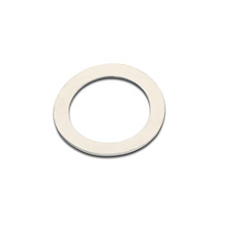 3" Fusible Cap White Gasket - EPDM; 3" (W) x 1/4" (H)
