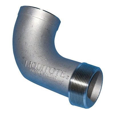 2" NPT SS316 Elbow x 90 degree; 6" (L) x 5" (W) x 2.5" (H)
