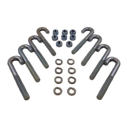 3/4in J-Bolts - Quantity 8