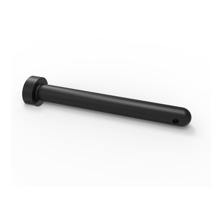 Black HDPE Lid Pin w/ Cotter Key Locking