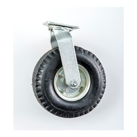 10in Pneumatic Wheel, Swivel w/ No Brake