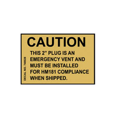 Decal - Caution (2