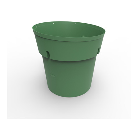 300 Gal Green HDPE Refuse Can