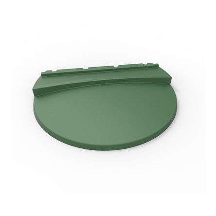 Large Green Refuse Container Lid, Front Section