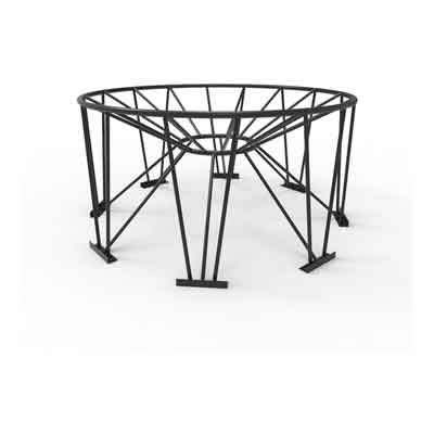 Steel Stand for 30&#176; Cone Bottom Tank, 90in Diameter, 8 Legs