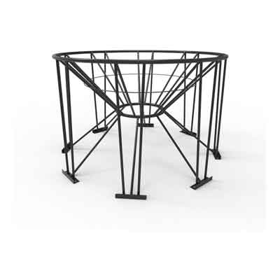 Steel Stand for 45&#176; Cone Bottom Tank, 90in Diameter, 8 Legs