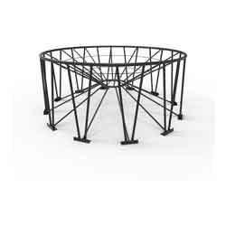 Steel Stand for 30&#176; Cone Bottom Tank, 142in Diameter, 12 Legs