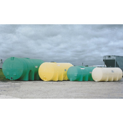 2600 Gallon Plastic Horizontal Leg Tank