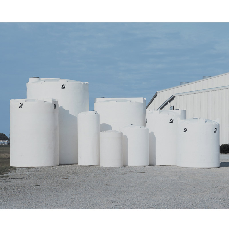 Snyder Industries 65-Gallons Plastic White Water Storage Tank in