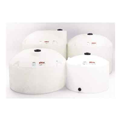 1100 Gallon Plastic Vertical Dome Top Tank - 10in Manway