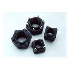 6in PVC Bolted Fitting w/ EPDM Gaskets, Steel Bolts