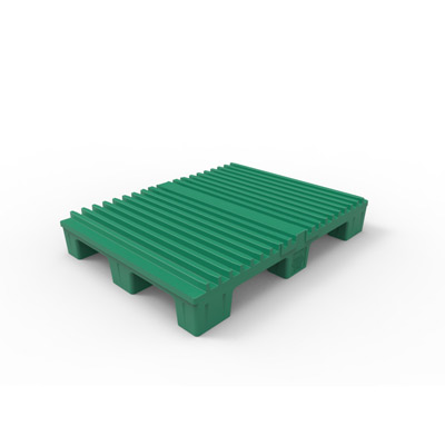 42" / 106cm Slotted Top Press Pallet, Green