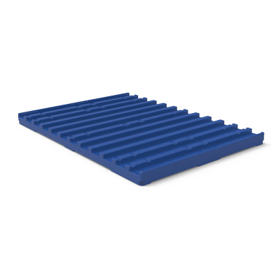 55" x 39" Slotted Top Press Pallet Board, Auto Blue